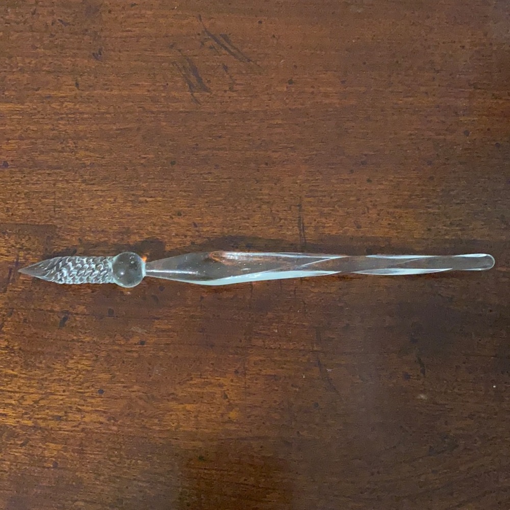 Glass tip calligraphy pen